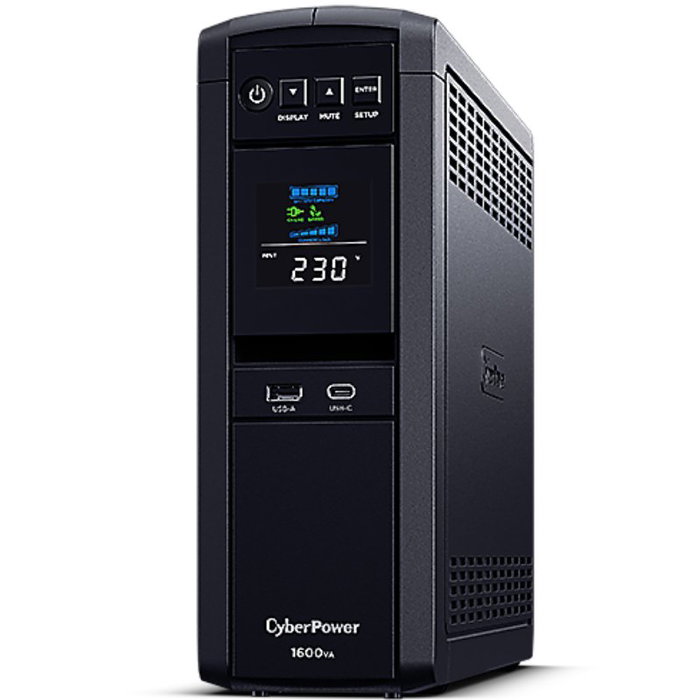 CyberPower CP1600EPFCLCD 1600VA 1000W Sinusoidal Pure Line-Interactive UPS